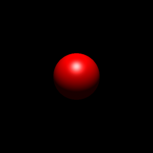 A single sphere (Blinn-Phong)