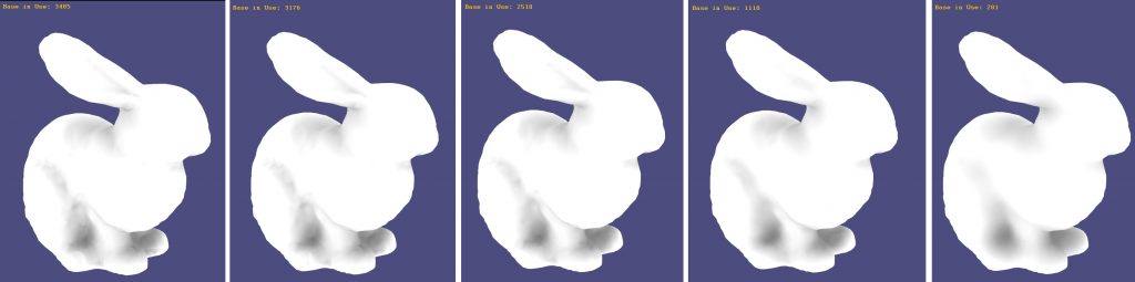 Bunny with 3485 vertices